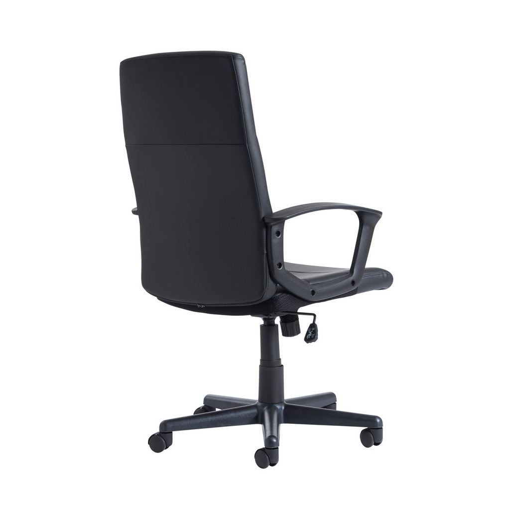 Picture of Ascona high back managers chair - black faux leather