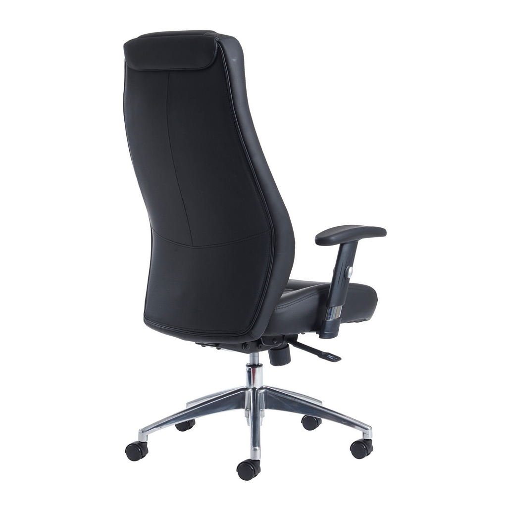 Picture of Odessa high back executive chair - black faux leather