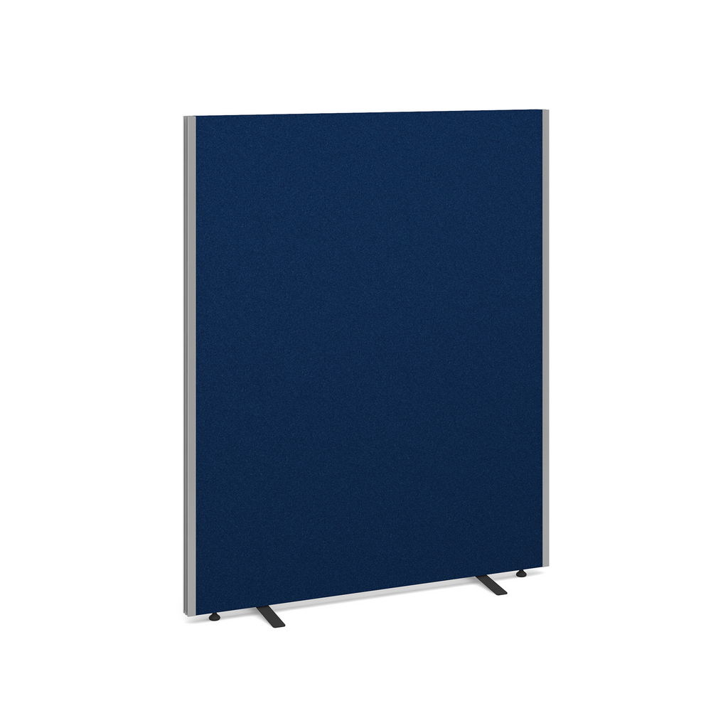 Picture of Floor standing fabric screen 1500mm high x 1200mm wide - blue