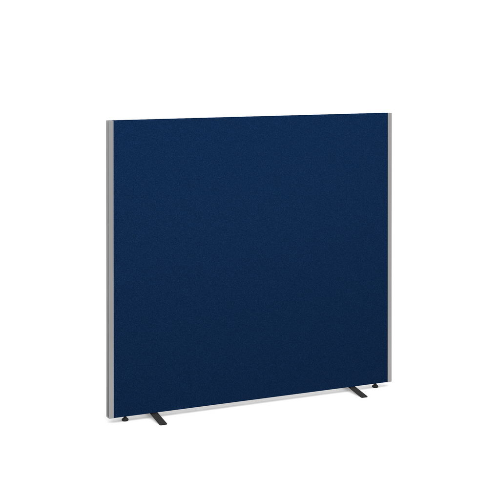 Picture of Floor standing fabric screen 1500mm high x 1600mm wide - blue