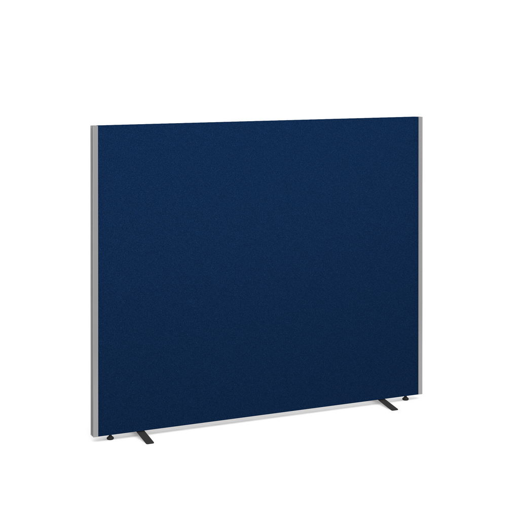 Picture of Floor standing fabric screen 1500mm high x 1800mm wide - blue