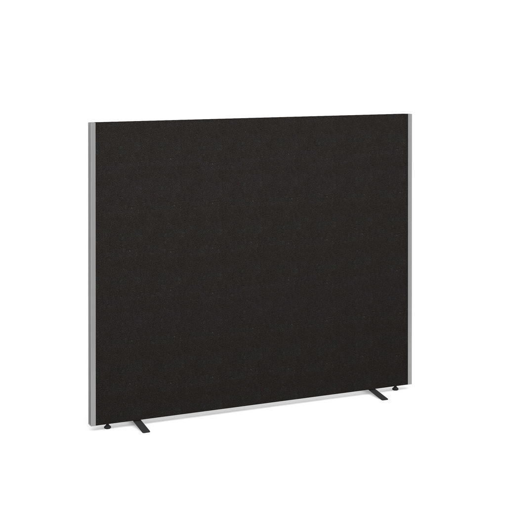 Picture of Floor standing fabric screen 1500mm high x 1800mm wide - charcoal