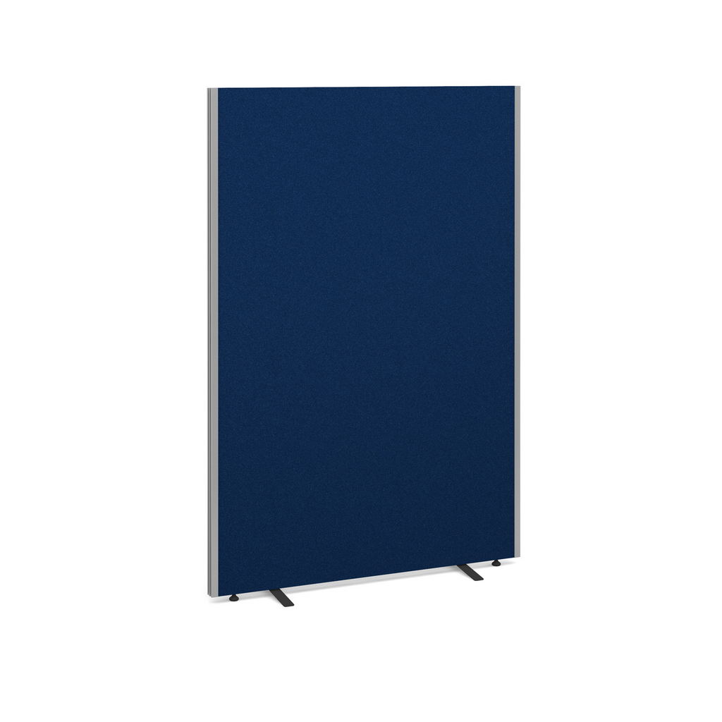 Picture of Floor standing fabric screen 1800mm high x 1200mm wide - blue