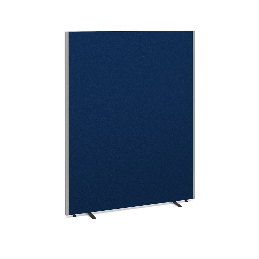 Picture of Floor standing fabric screen 1800mm high x 1400mm wide - blue