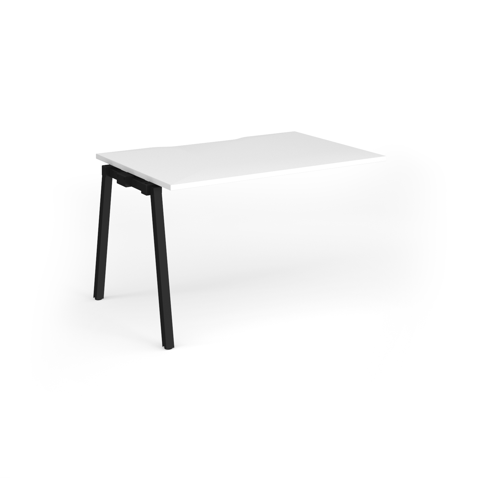 Picture of Connex Angled 1200 x 800 x 725mm Single Add On Bay - Black Frame / White Top