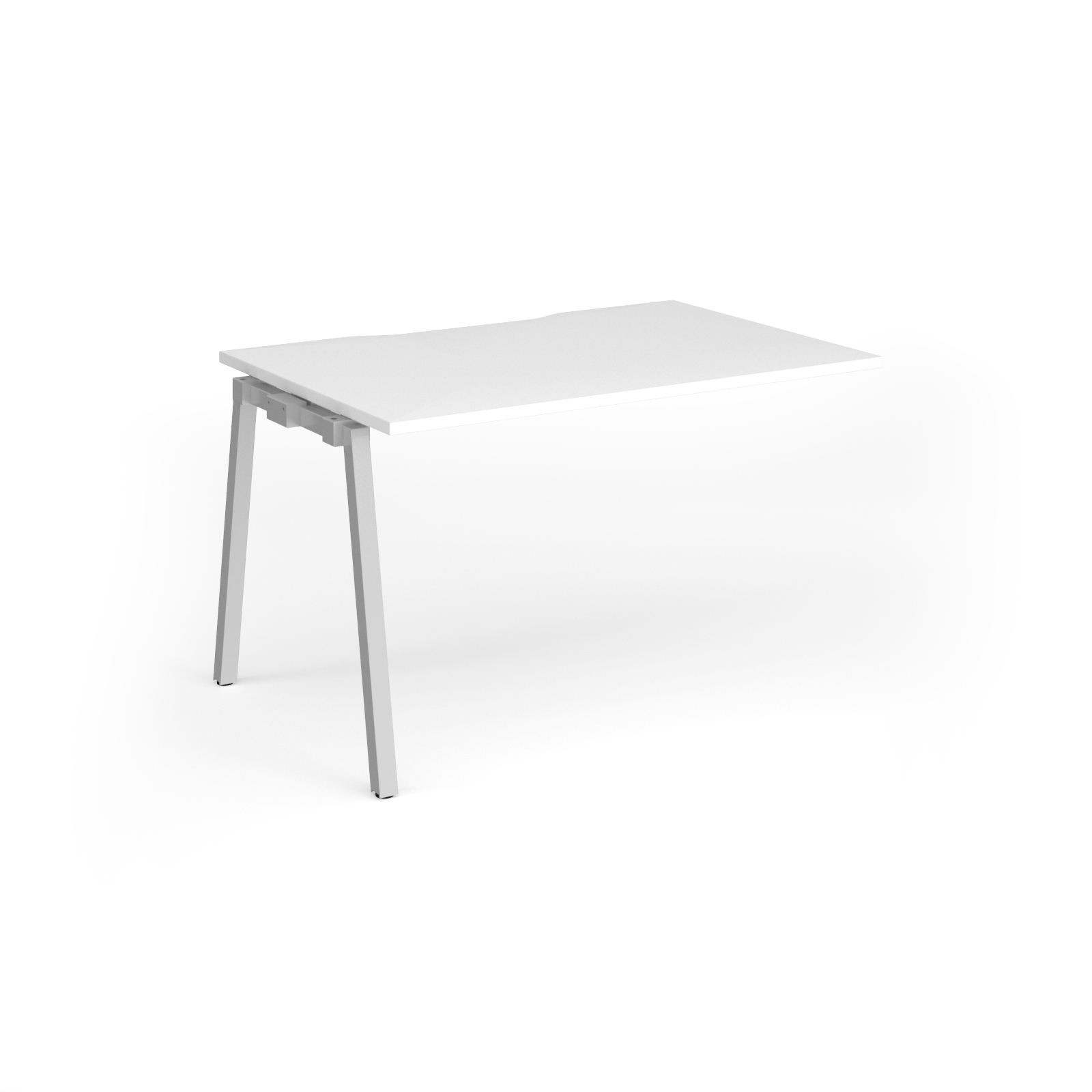 Picture of Connex Angled 1200 x 800 x 725mm Single Add On Bay - Silver Frame / White Top