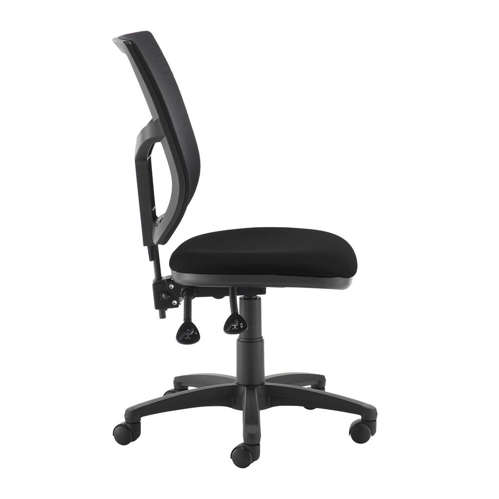 Picture of Altino mesh back PCB operator chair with no arms - black