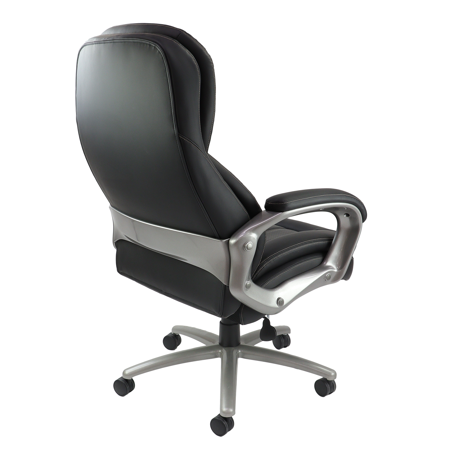 Picture of Atlas bariatric executive chair - black faux leather faced