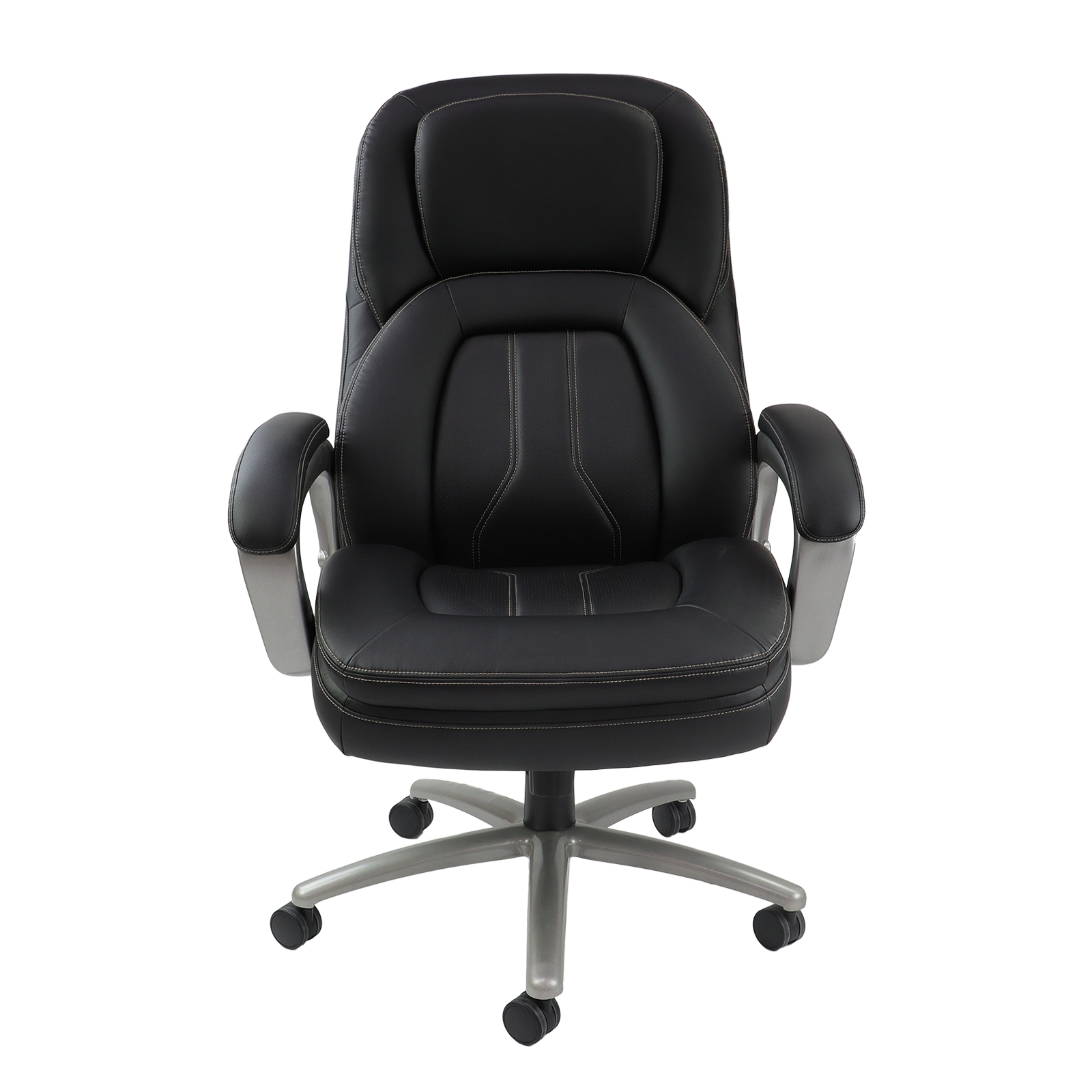 Picture of Atlas bariatric executive chair - black faux leather faced