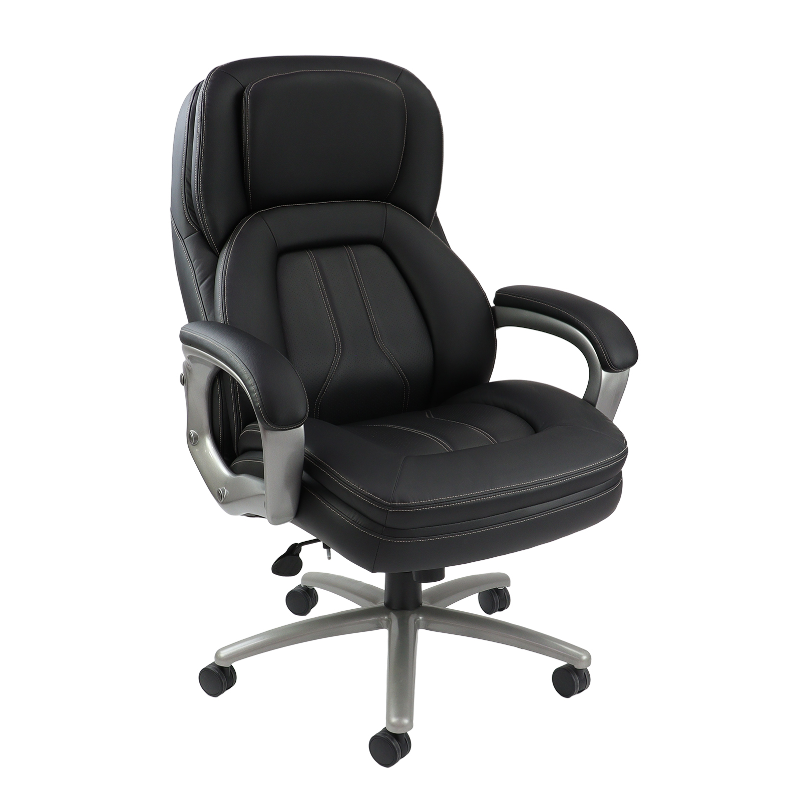 Picture of Atlas bariatric executive chair - black faux leather faced
