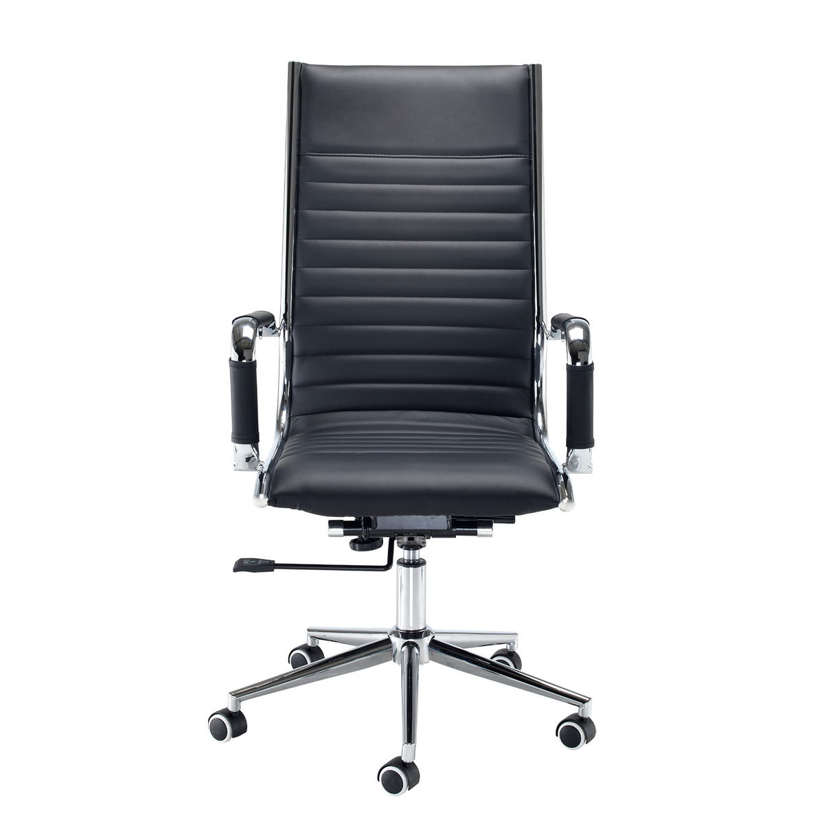 Picture of Bari high back executive chair - black faux leather