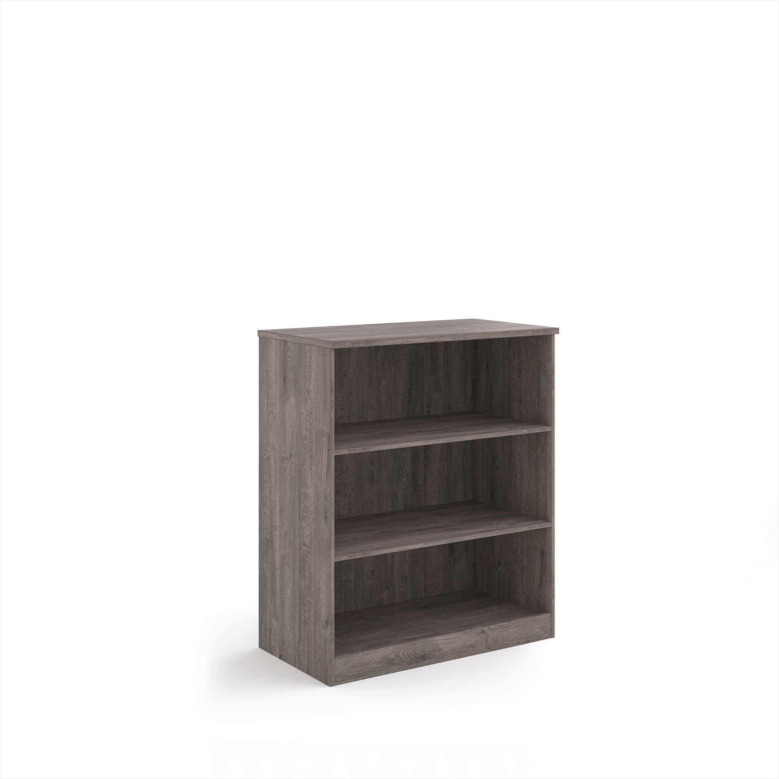 Picture of Deluxe bookcase 1200mm high with 2 shelves - Grey Oak