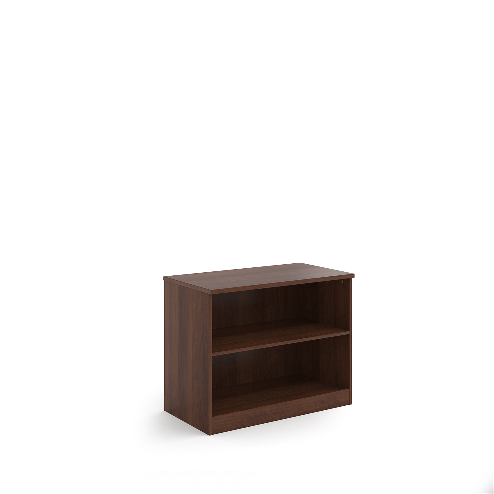 Picture of Deluxe bookcase 800mm high with 1 shelf - Walnut