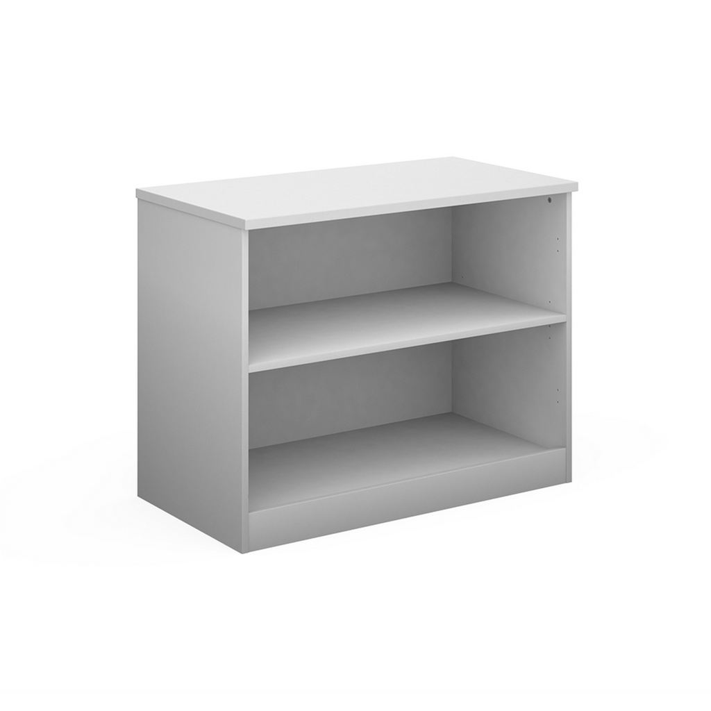 Picture of Deluxe bookcase 800mm high with 1 shelf - white