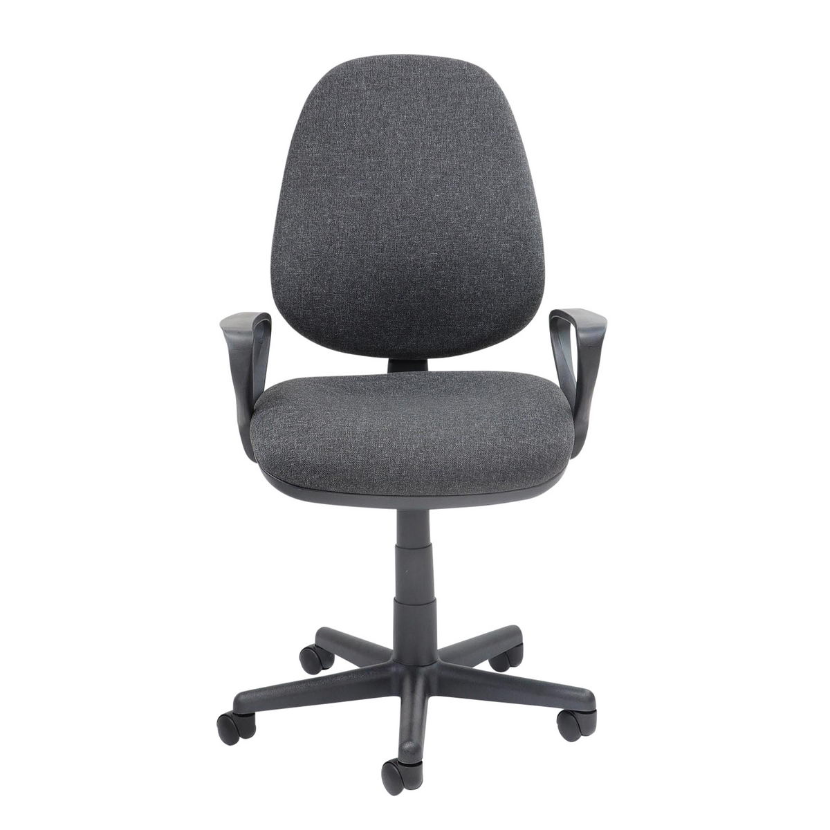 Picture of Bilbao fabric operators chair with fixed arms - charcoal