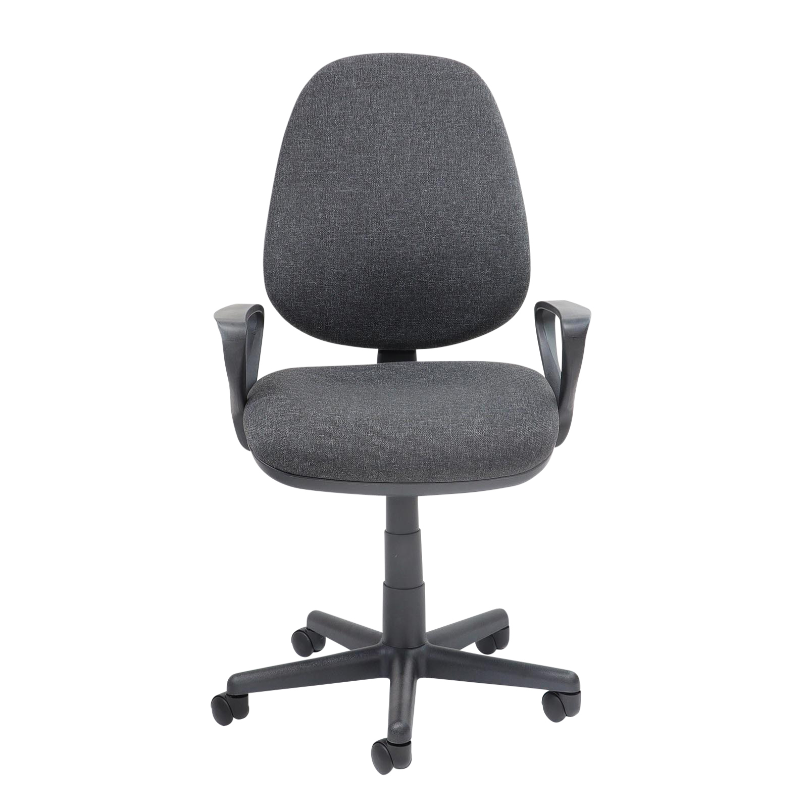 Picture of Bilbao fabric operators chair with fixed arms - charcoal
