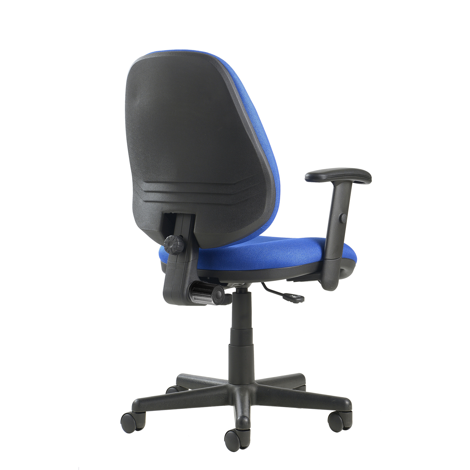 Picture of Bilbao fabric operators chair with lumbar support and adjustable arms - blue