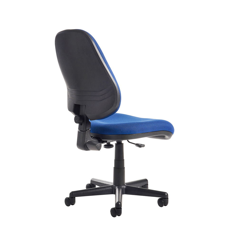 Picture of Bilbao fabric operators chair with no arms - blue