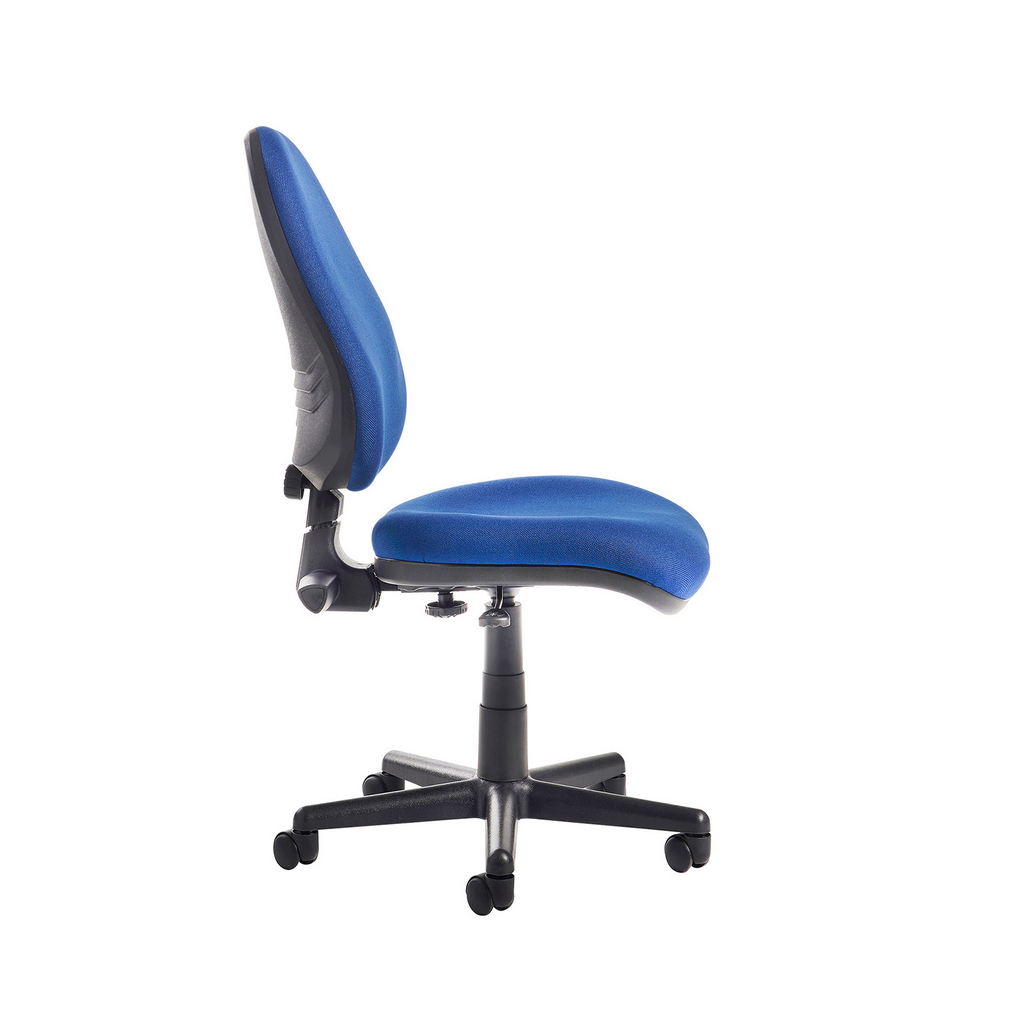 Picture of Bilbao fabric operators chair with no arms - blue