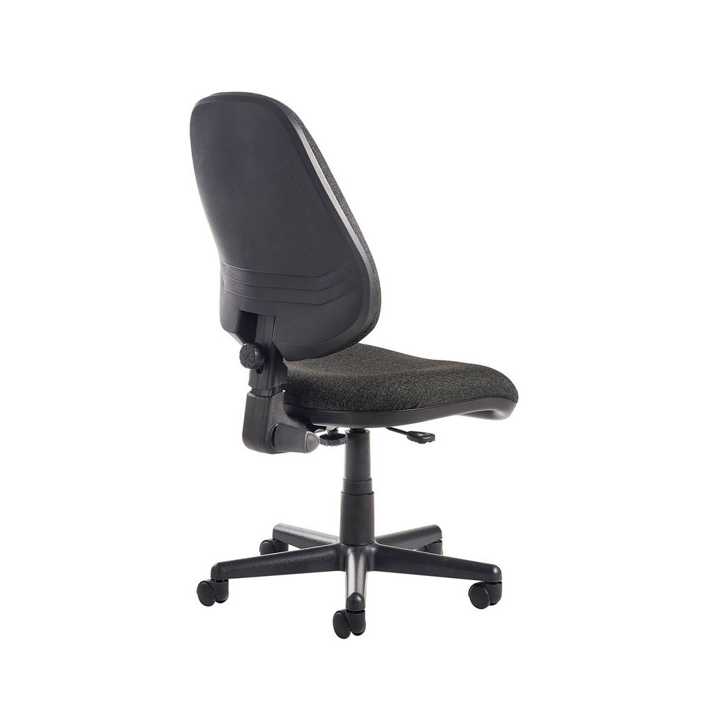 Picture of Bilbao fabric operators chair with no arms - charcoal
