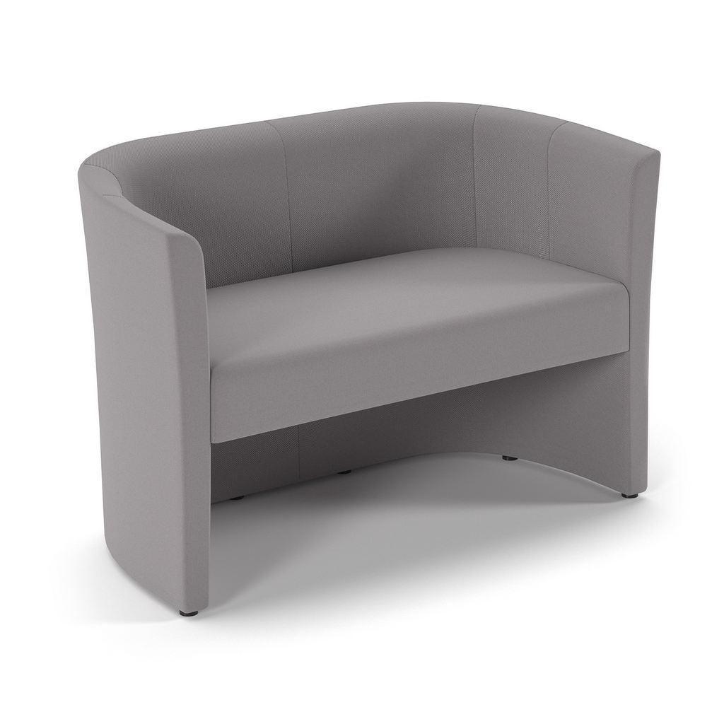 Picture of Celestra two seater sofa 1300mm wide - forecast grey