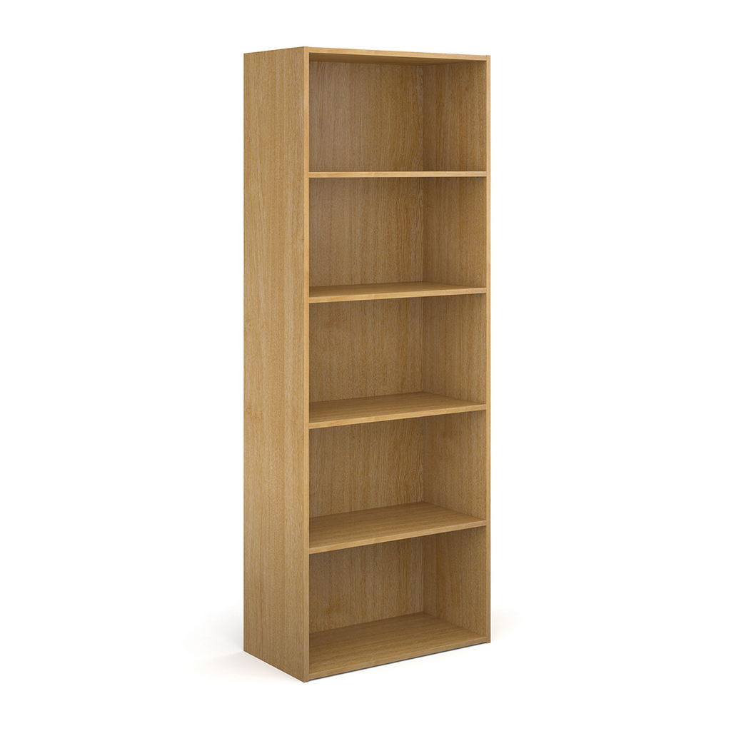 Picture of Contract bookcase 2030mm high with 4 shelves - oak