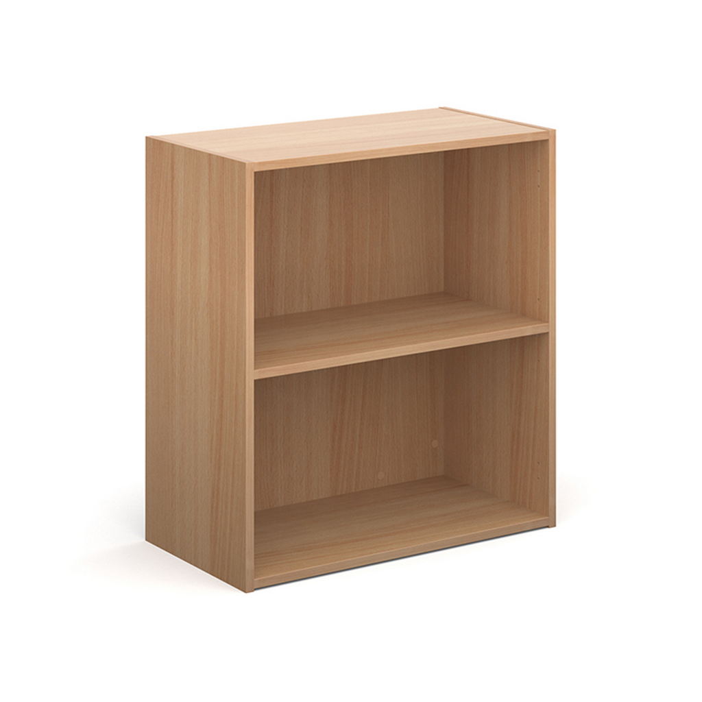 Picture of Contract bookcase 830mm high with 1 shelf - beech