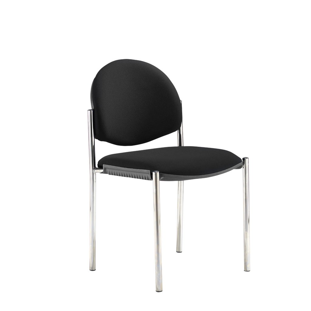 Picture of Coda multi purpose chair, no arms, black fabric