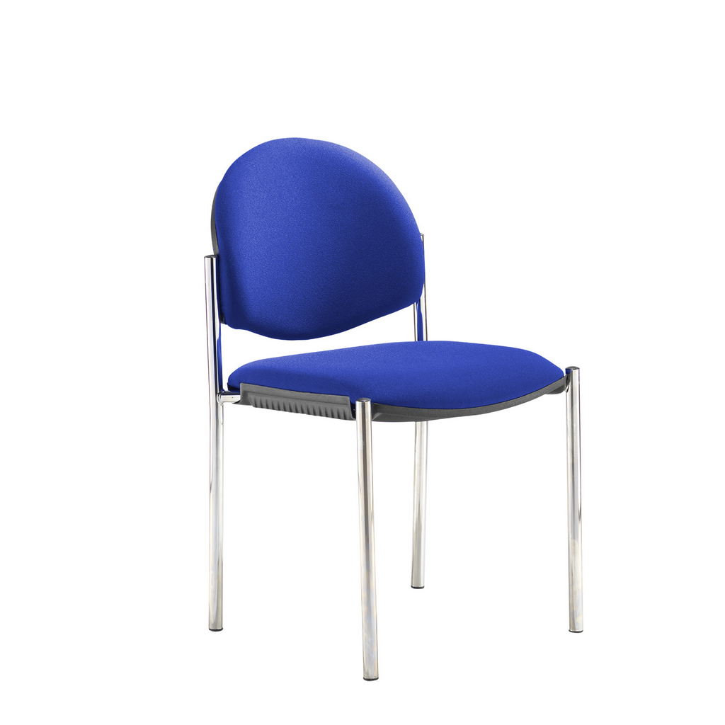 Picture of Coda multi purpose chair, no arms, blue fabric