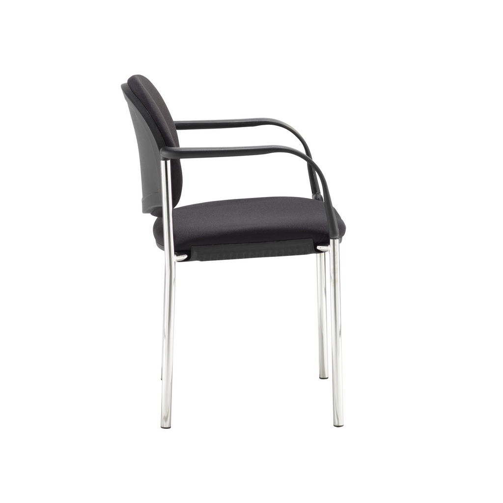 Picture of Coda multi purpose chair, with arms, black fabric