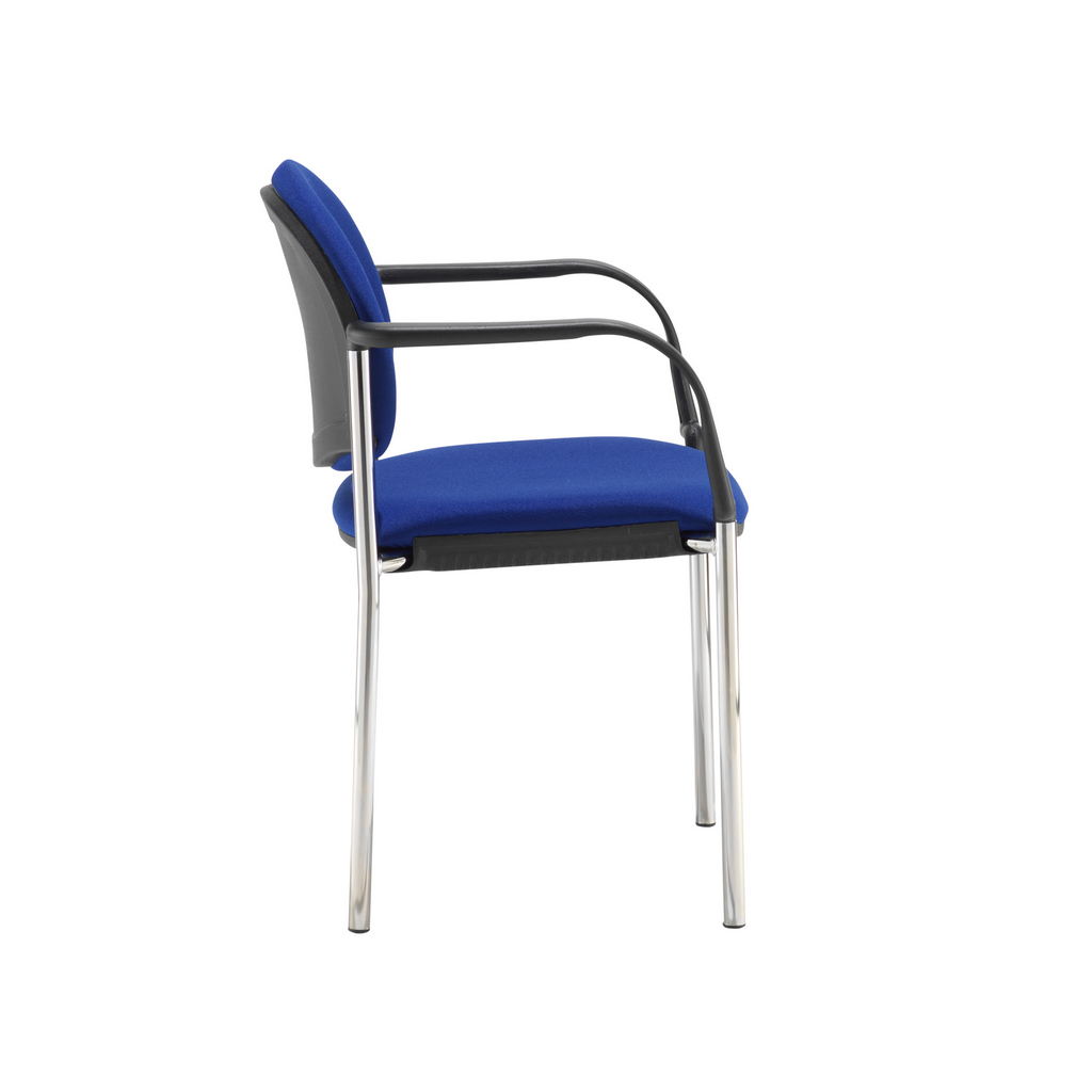 Picture of Coda multi purpose chair, with arms, blue fabric
