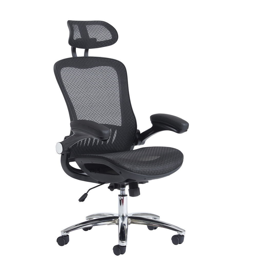 Picture of Curva high back mesh chair - black