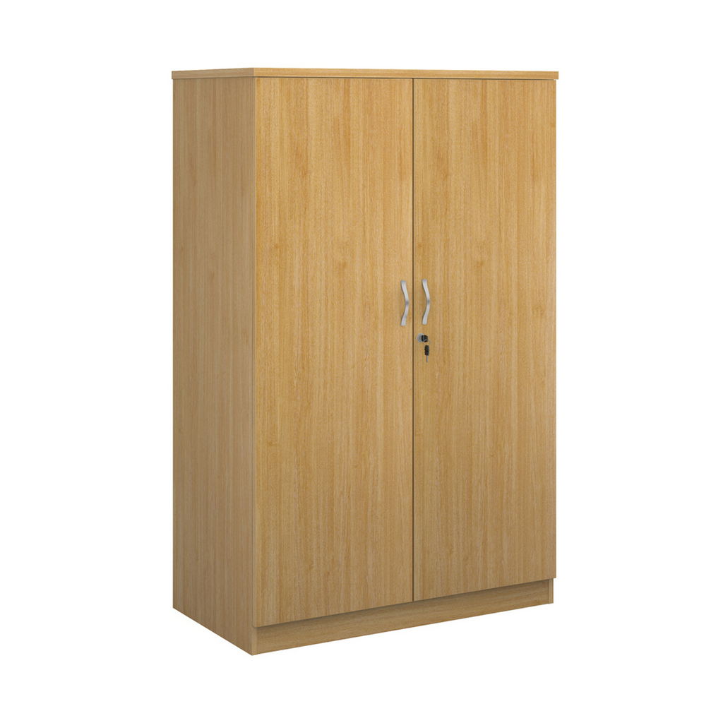 Picture of Systems double door cupboard 1600mm high - oak