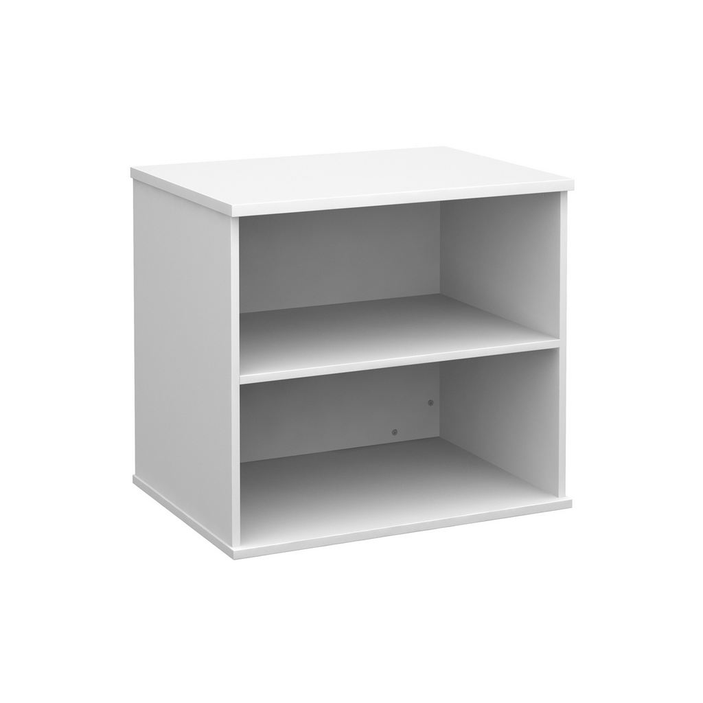 Picture of Deluxe desk high bookcase 600mm deep - white