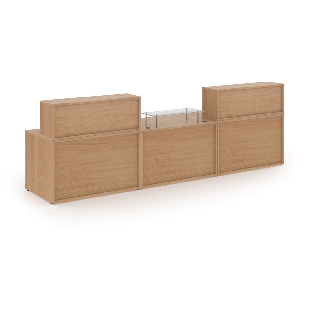 Picture of Denver large straight complete reception unit - beech