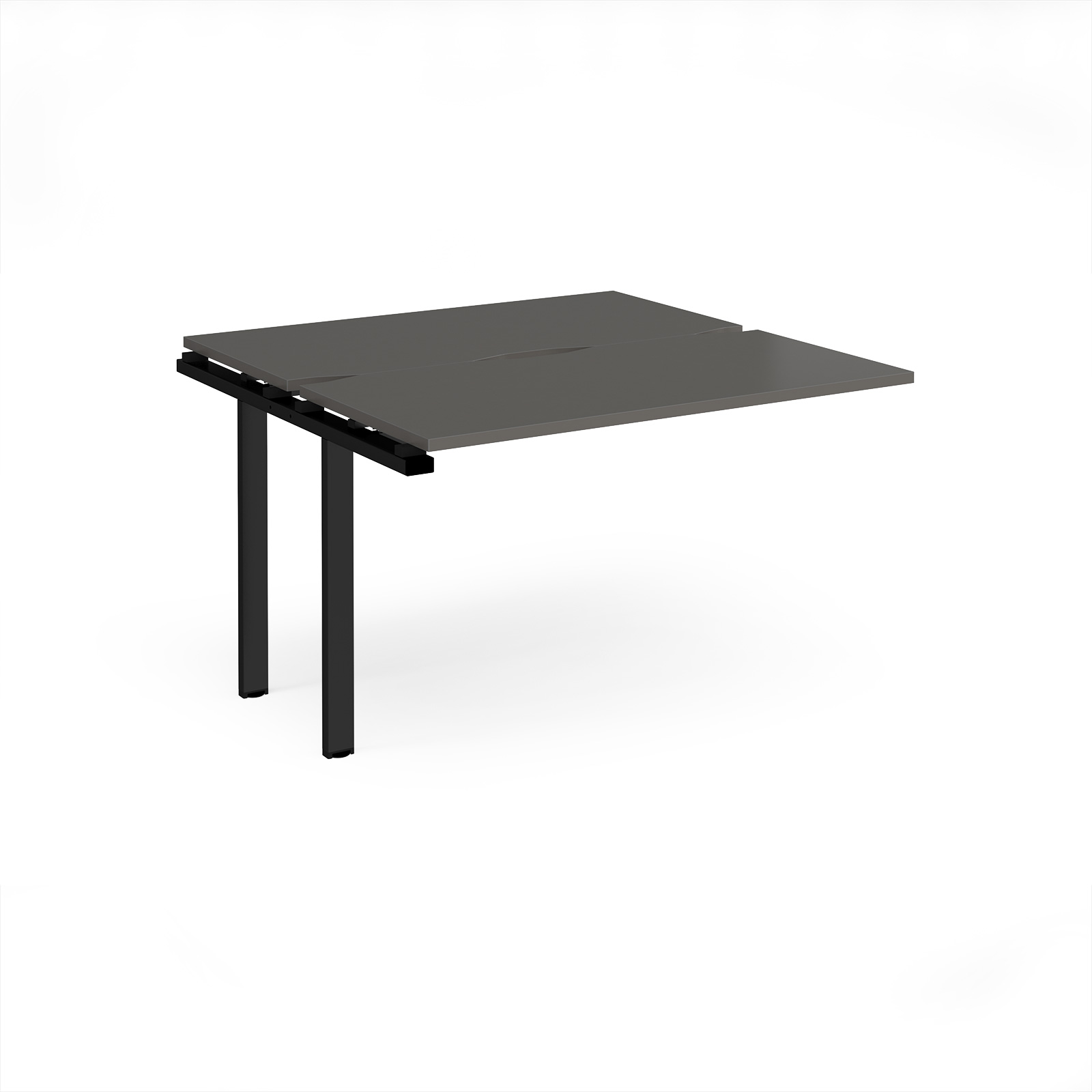 Picture of Adapt add on unit single 1200mm x 1200mm - black frame, storm grey top