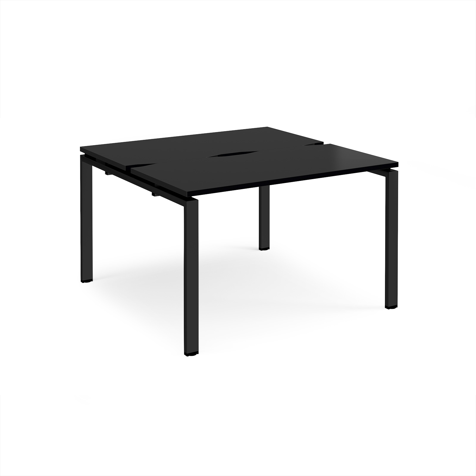 Picture of Adapt back to back desks 1200mm x 1200mm - black frame, black top