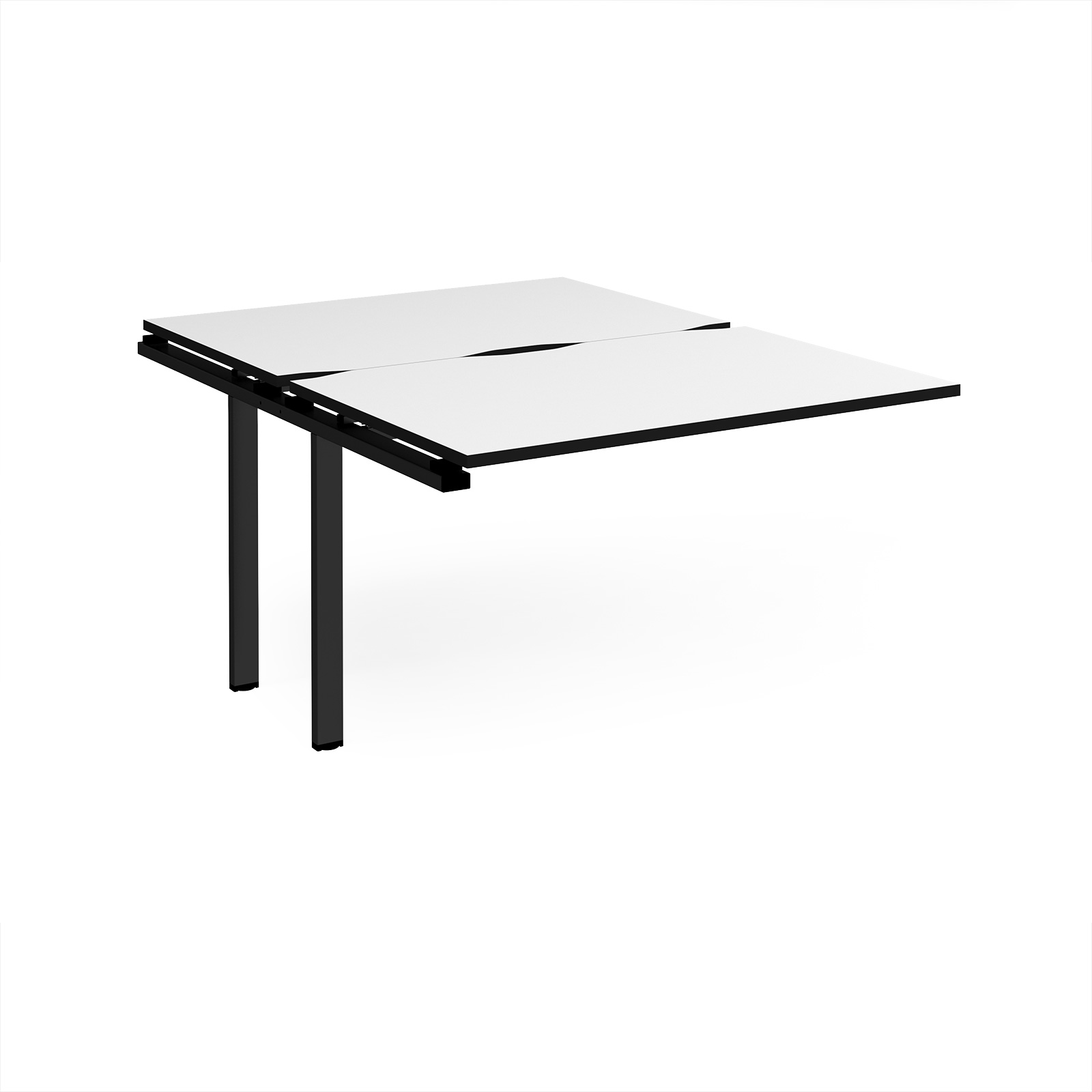 Picture of Adapt add on unit single 1200mm x 1600mm - black frame, White Top, black edge