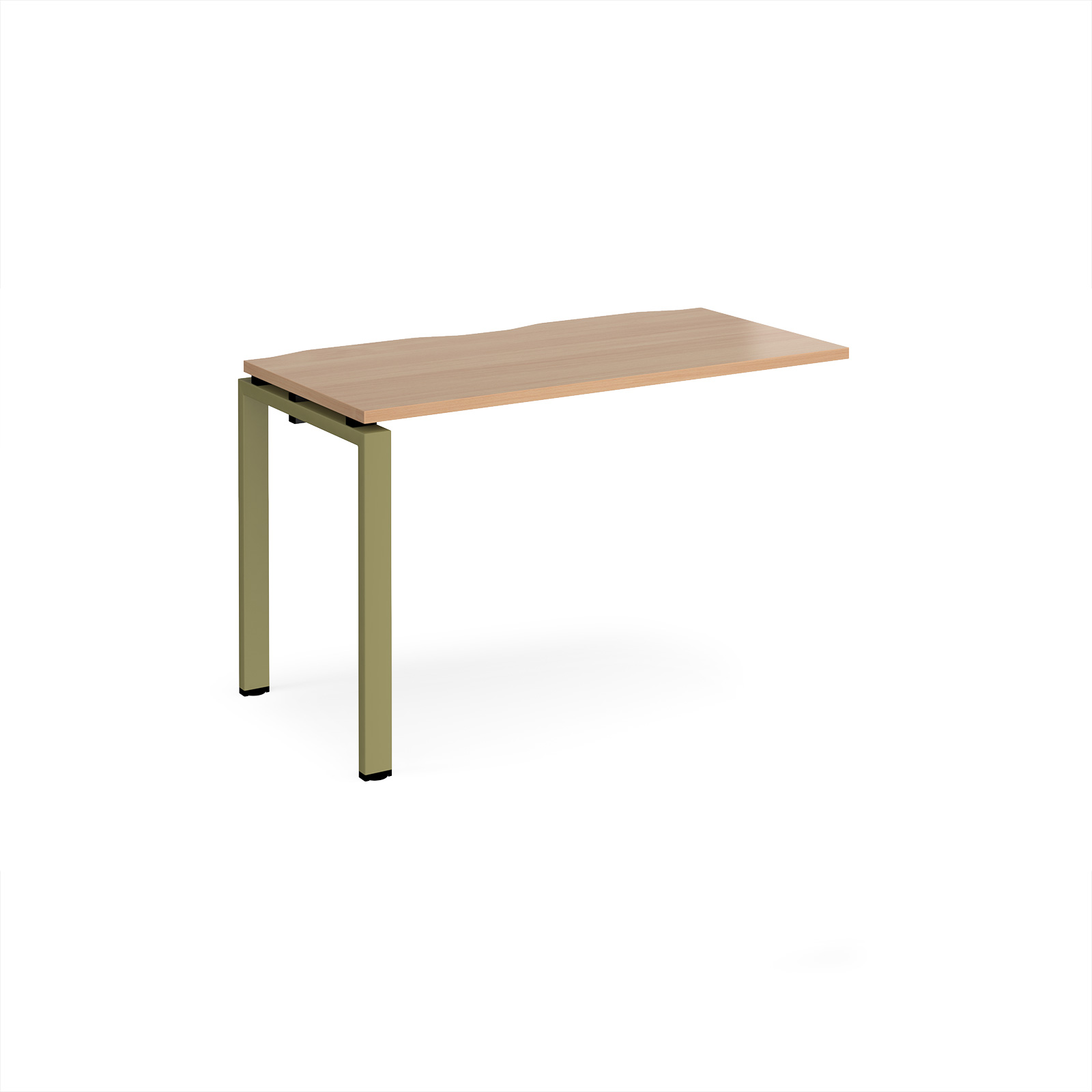 Picture of Adapt add on unit single 1200mm x 600mm - green frame, Beech top