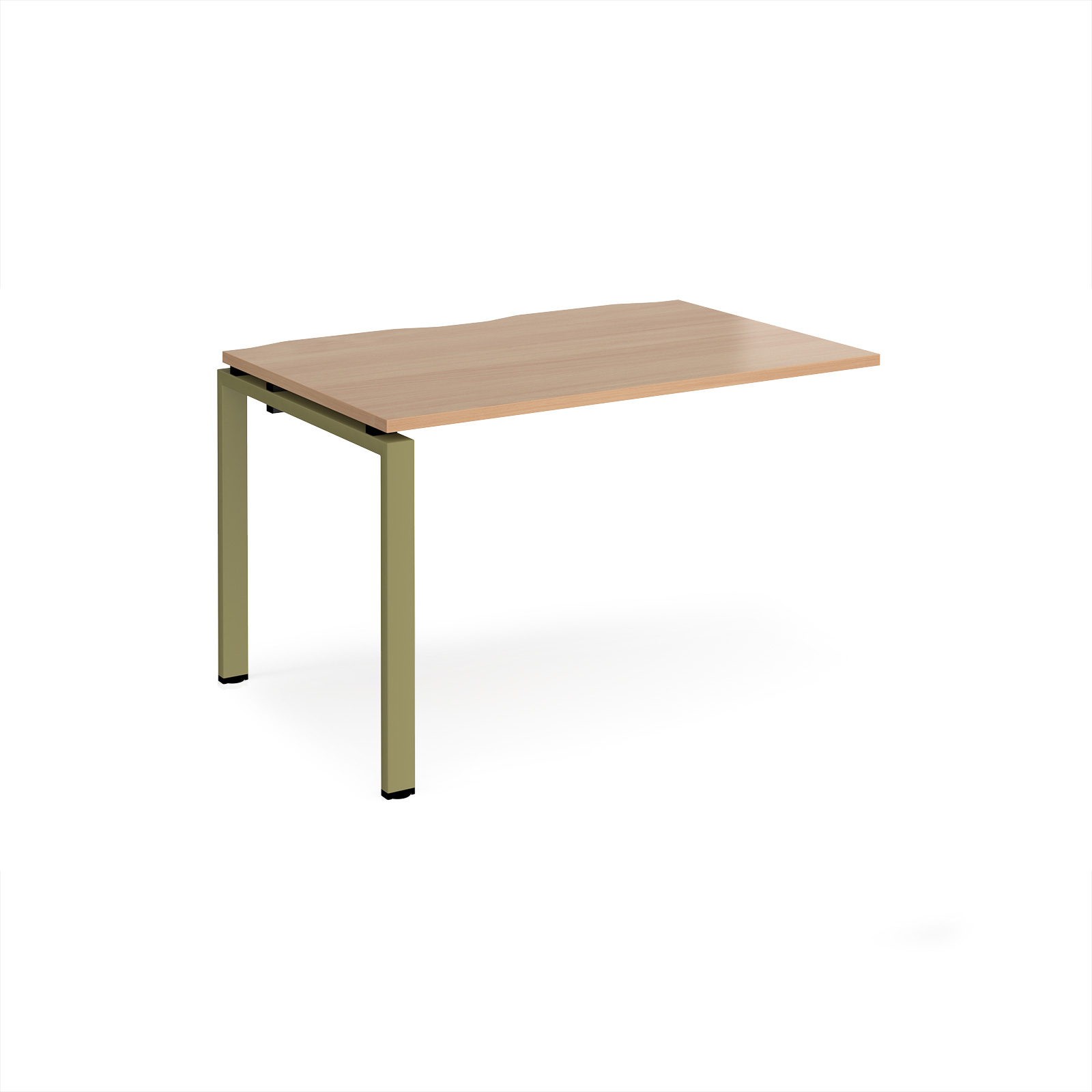 Picture of Adapt add on unit single 1200mm x 800mm - green frame, Beech top