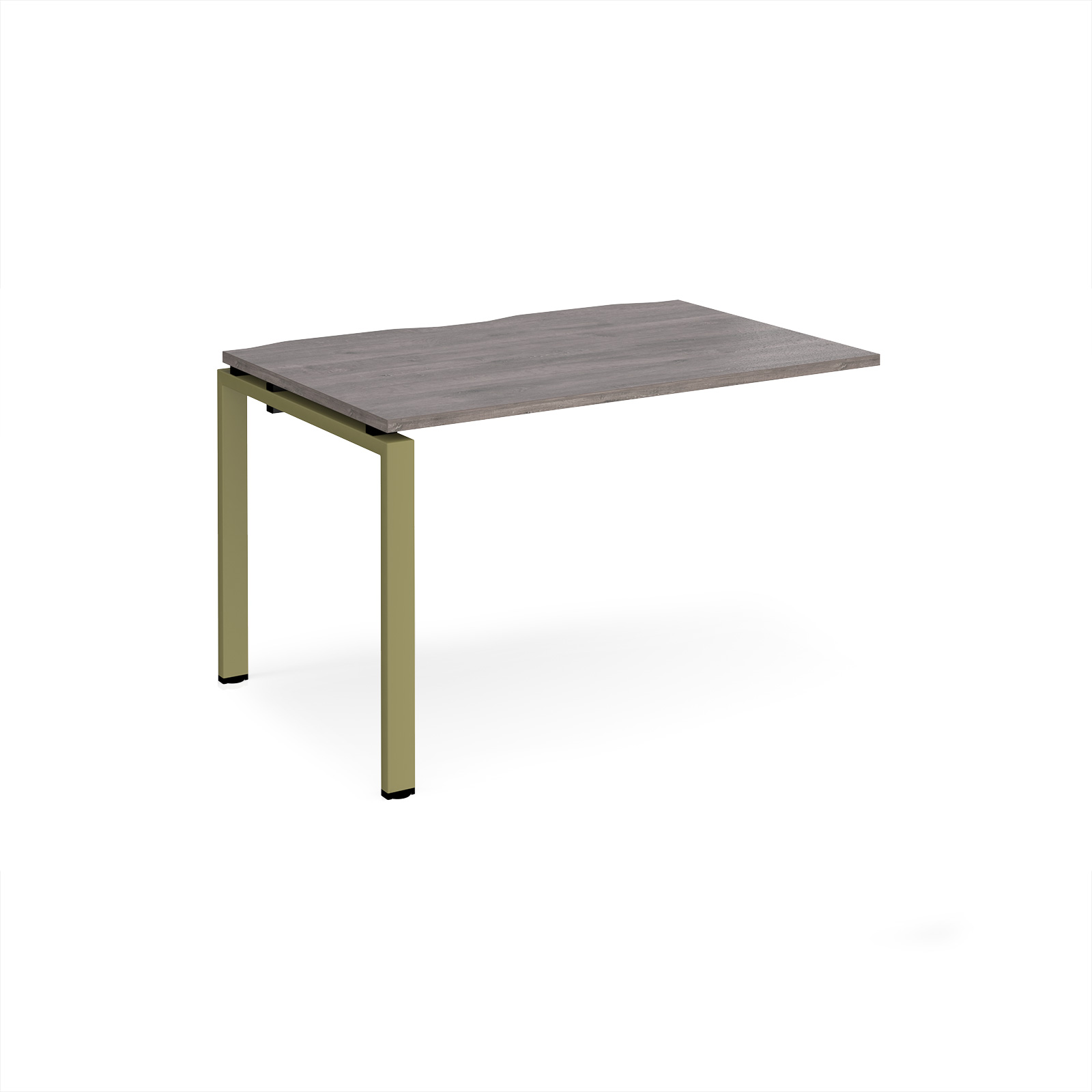 Picture of Adapt add on unit single 1200mm x 800mm - green frame, Grey Oak Top