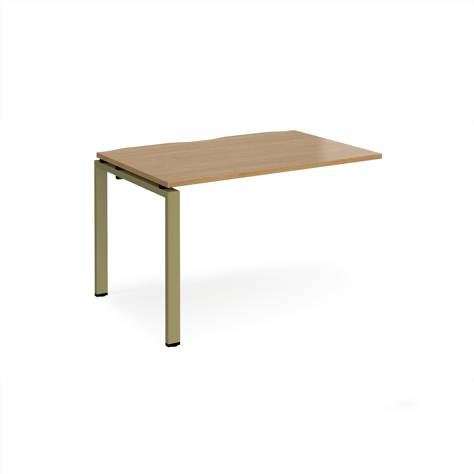 Picture of Adapt add on unit single 1200mm x 800mm - green frame, Oak Top