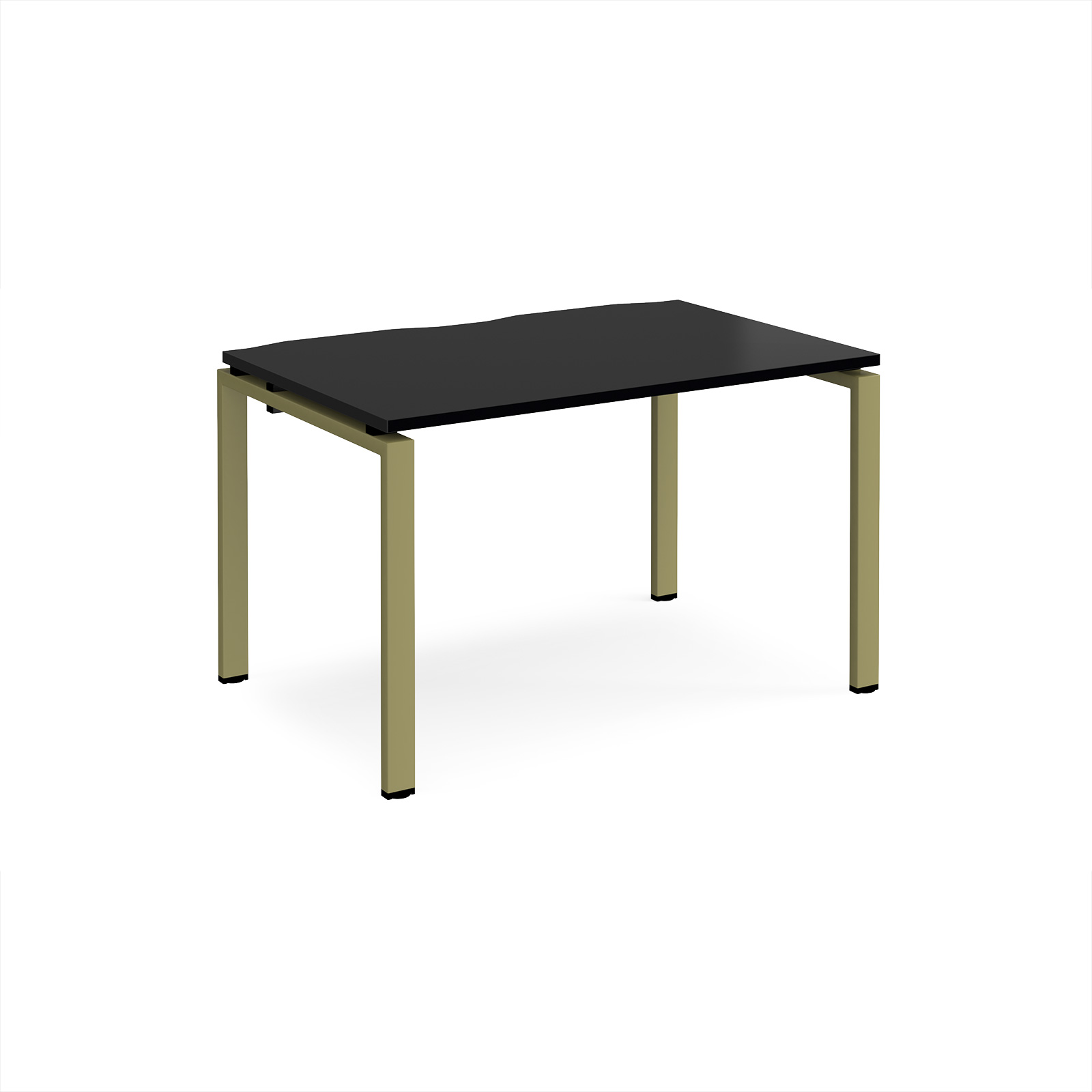 Picture of Adapt single desk 1200mm x 800mm - green frame, black top