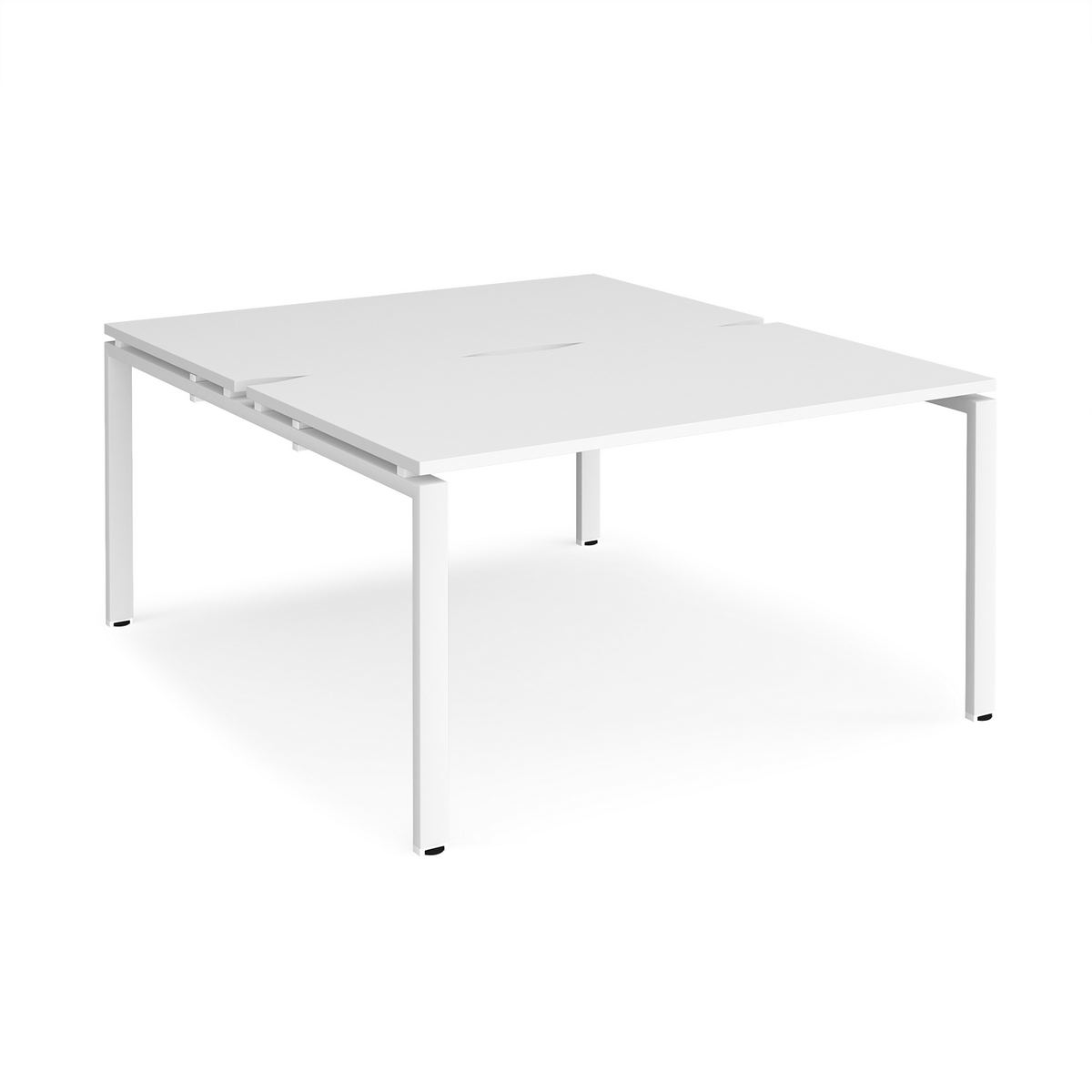 Picture of Adapt back to back desks 1400mm x 1600mm - white frame, white top
