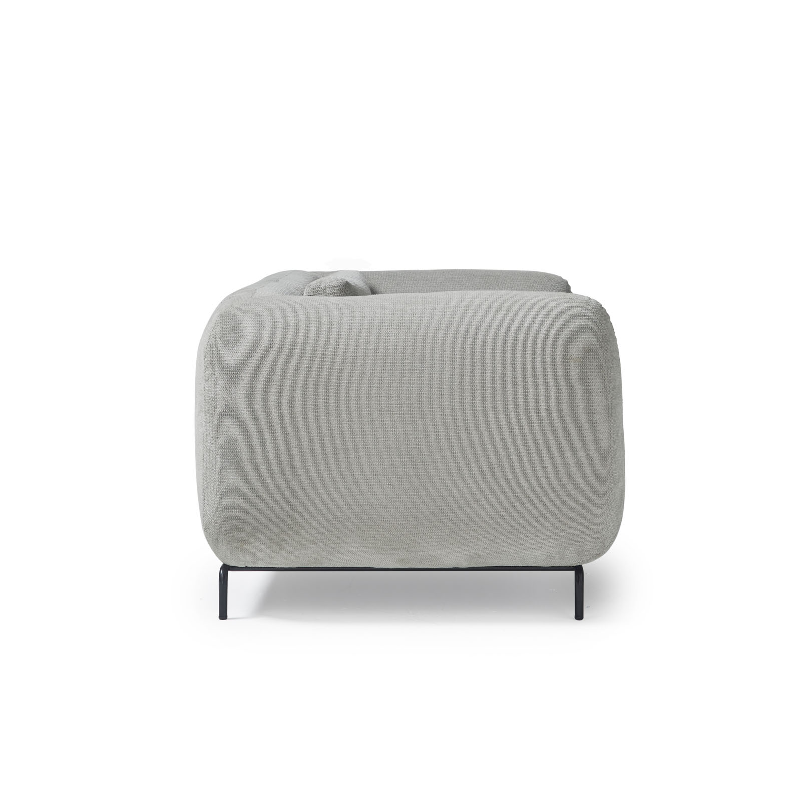 Picture of Ebony single sofa chair in warm grey