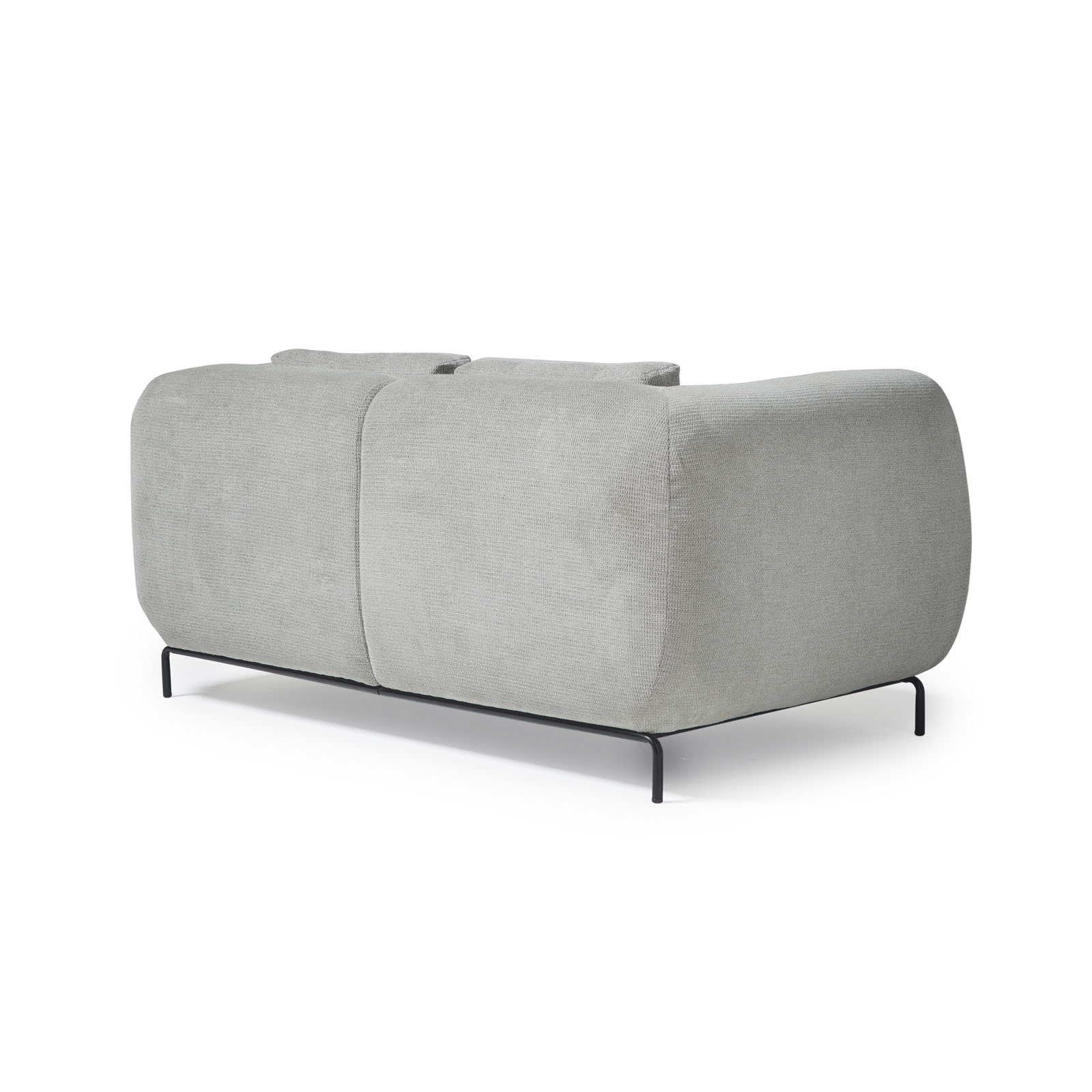 Picture of Ebony two seater sofa chair in warm grey