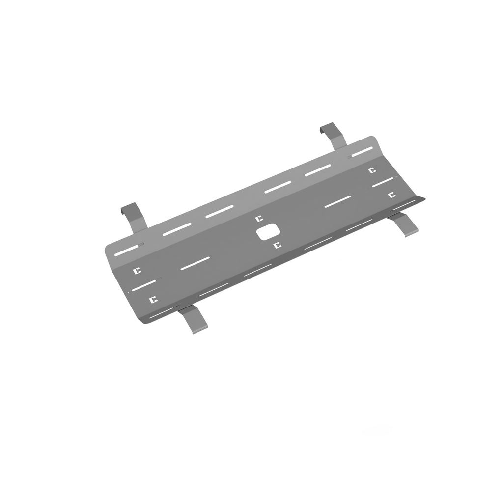 Picture of Double drop down cable tray & bracket for Adapt and Fuze desks 1200mm - silver