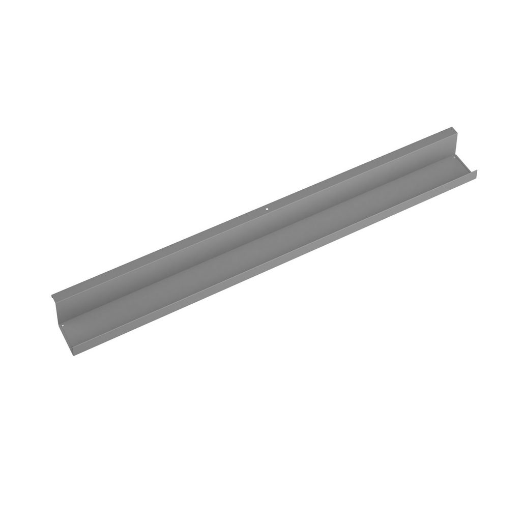 Picture of Single desk cable tray for Adapt and Fuze desks 1400mm - silver