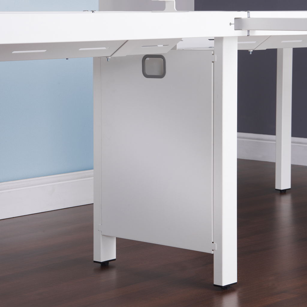 Picture of Adapt mass vertical cable riser for intermediate bench leg - white