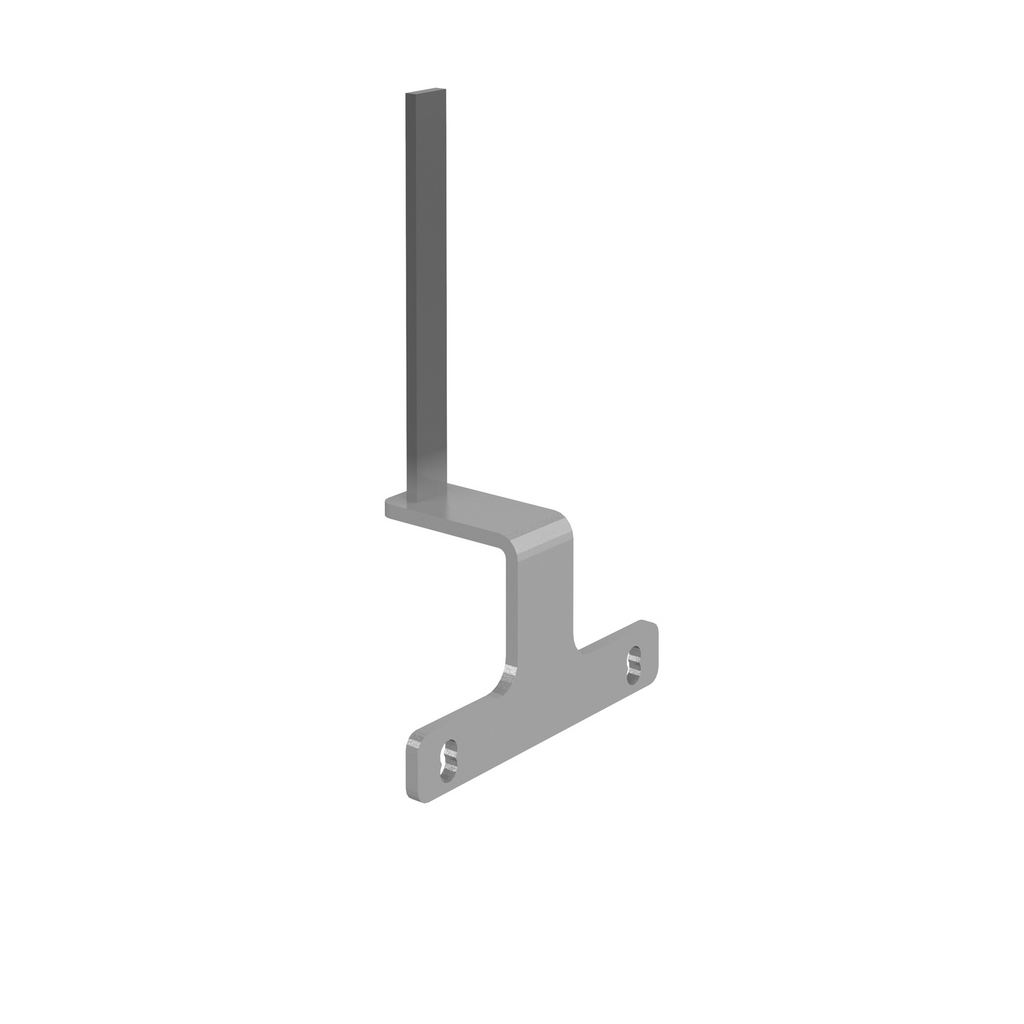 Picture of Screen bracket for the ends of back to back Adapt and Fuze desks - silver